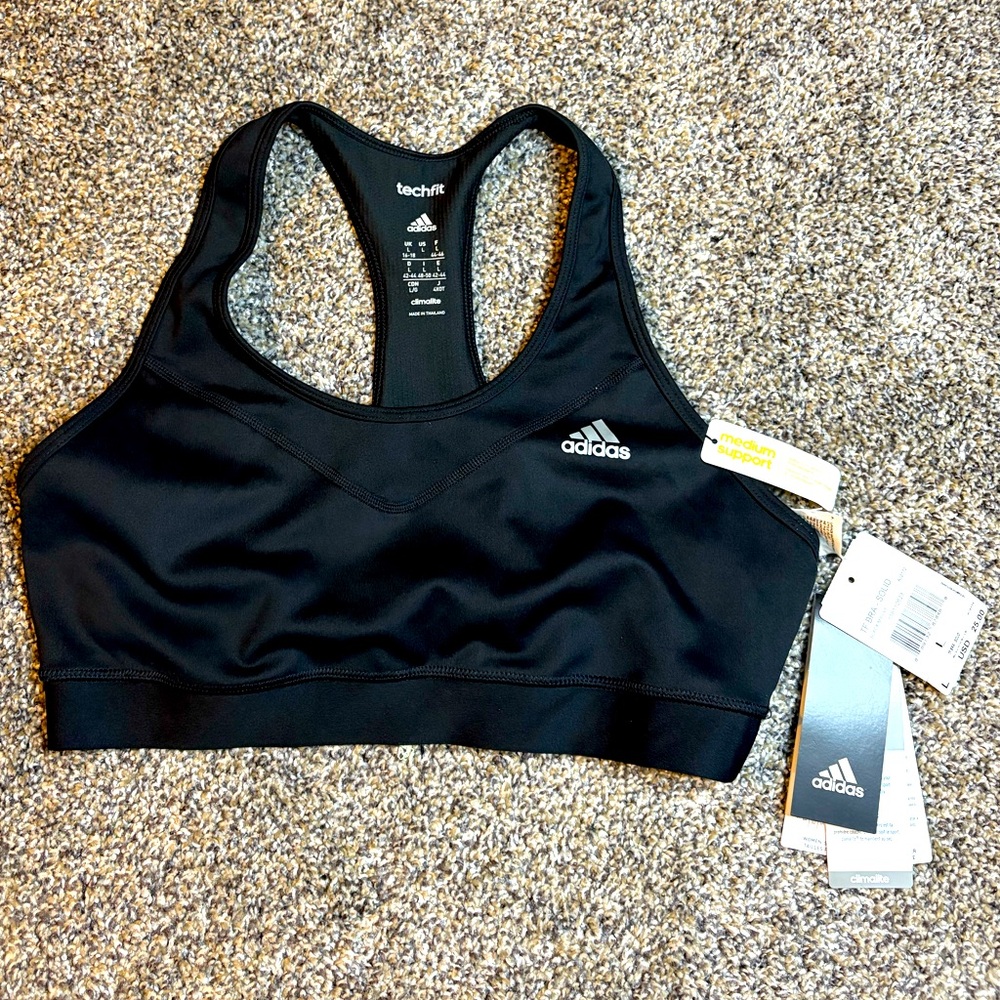 Adidas Women’s Sports Bra Large Black